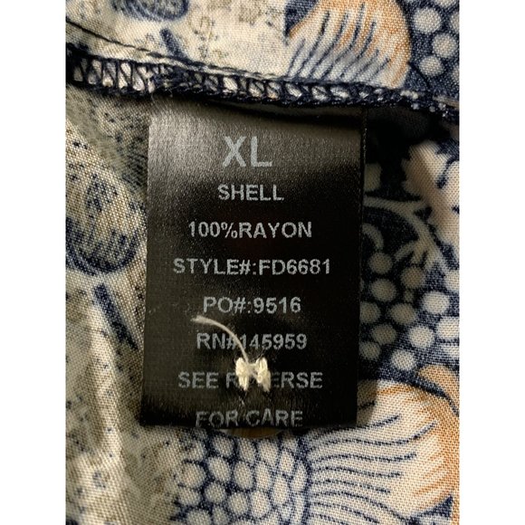 Vici Blue and Brown Patterned Dress - Picture 10 of 11